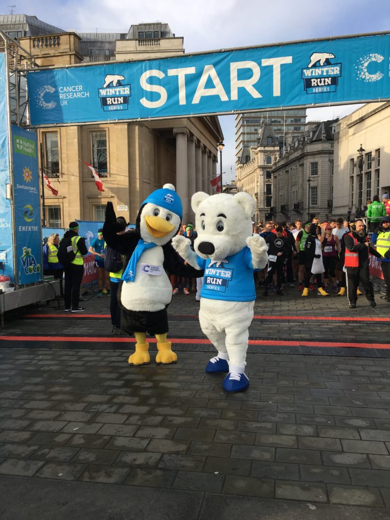 A record 16,500 runners take part in Cancer Research UK London Winter