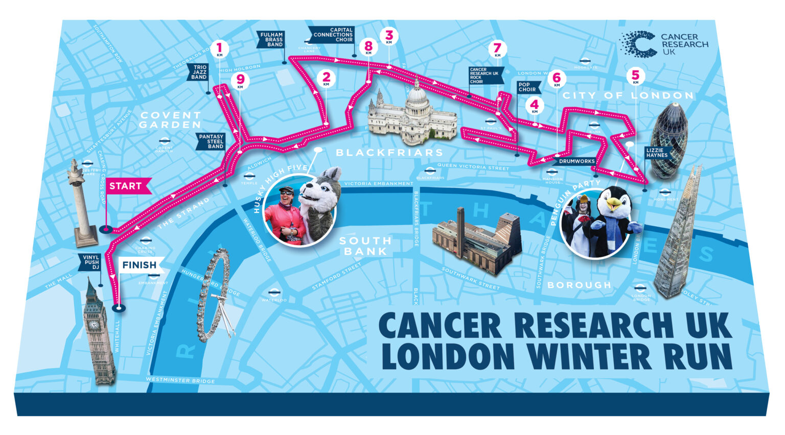 Route map Winter Run